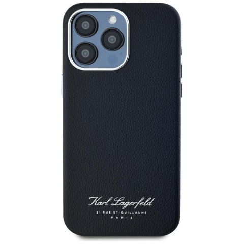 Etui Karl Lagerfeld hotel RSG do iPhone 15 Pro czarny