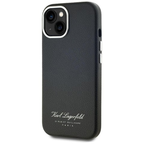 Etui Karl Lagerfeld hotel RSG do iPhone 15 czarny