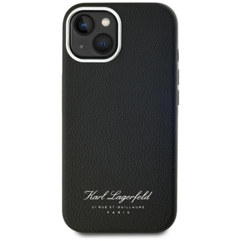 Etui Karl Lagerfeld hotel RSG do iPhone 15 czarny