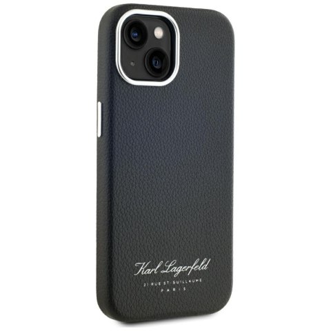 Etui Karl Lagerfeld hotel RSG do iPhone 15 czarny