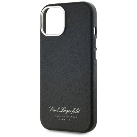 Etui Karl Lagerfeld hotel RSG do iPhone 15 czarny