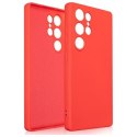 Beline Etui Silicone Samsung S25 Plus czerwony/red