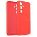 Beline Etui Silicone Samsung S25 czerwony/red