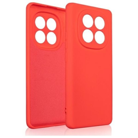 Beline Etui Silicone Xiaomi Redmi Note 14 Pro+ czerwony/red