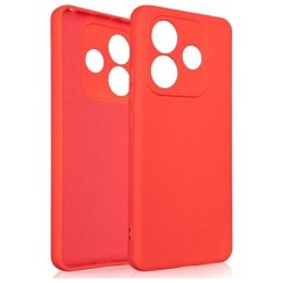 Beline Etui Silicone Xiaomi Redmi Note 14 czerwony/red