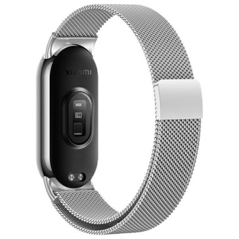 Beline pasek Mi Band 9/8 Magnetic srebrny/silver