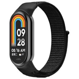 Beline pasek Mi Band 9/8 NylonLoop czarny/black
