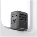 Ładowarka sieciowa USAMS Travel Adapter CC310 3xUSB-C 70W 4w1 US/AU/EU/UK czarny