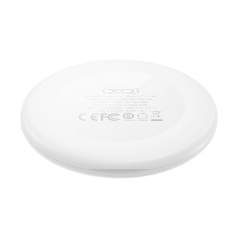 XO ładowarka bezprzewodowa indukcyjna CX031 biała 15W z kablem USB-C - USB-C i zestawem adapterów