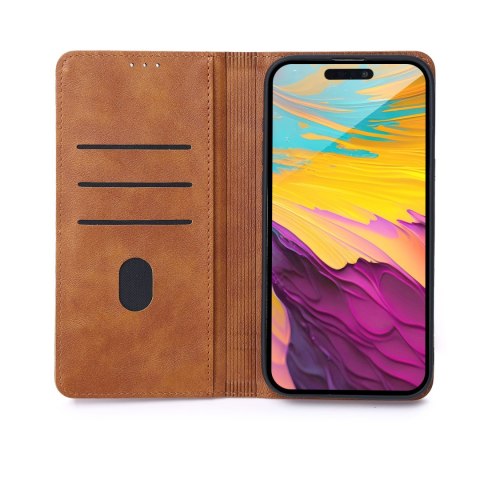 Etui Smart Seam do Xiaomi Redmi Note 14 Pro Plus 5G (Global) brązowe