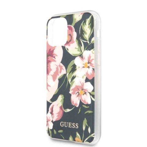 Guess GUHCN65IMLFL03 iPhone 11 Pro Max granatowy/navy N°3 Flower Collection