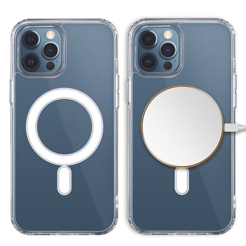 Nakładka Anti Shock 1,5 mm Mag do iPhone 16e transparentna big hole