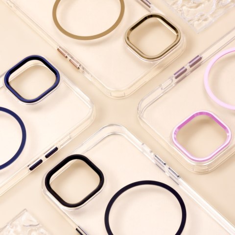 Nakładka Clear Thin Mag do iPhone 16 6,1" niebieska