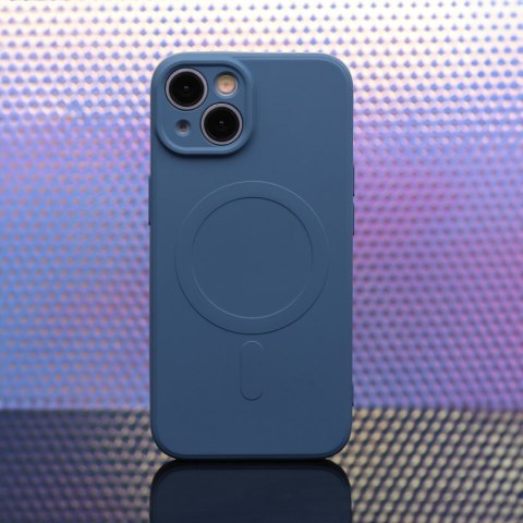 Nakładka Simple Color Mag do Samsung Galaxy S25 Edge granatowa