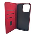 Etui Smart Suede do iPhone 16e czerwone