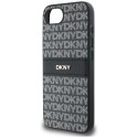 Etui DKNY Repeat Texture Pattern with Tonal Stripe do iPhone 16e czarny