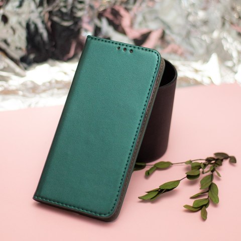 Etui Smart Magnetic do Xiaomi Redmi Note 14 4G (Global) ciemnozielone (164.84 x 78.15 x 8.16 mm)