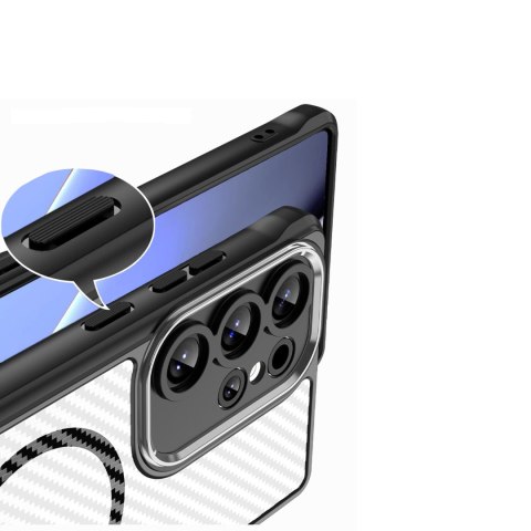 Nakładka Defender Carbon Mag do Samsung Galaxy S24 Ultra czarna
