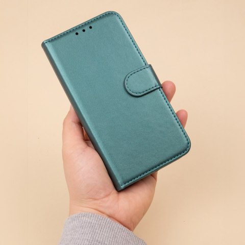 Etui Smart Classic do Xiaomi Redmi Note 14 4G (Global) ciemnozielone (164.84 x 78.15 x 8.16 mm)