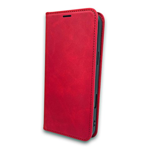 Etui Smart Suede do Samsung Galaxy M16 5G czerwone