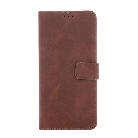 Etui Smart Velvet do iPhone 16e brązowe