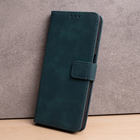 Etui Smart Velvet do Xiaomi Redmi Note 14 4G (Global) ciemnozielone (164.84 x 78.15 x 8.16 mm)