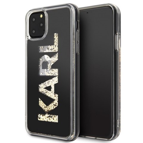 Karl Lagerfeld KLHCN65KAGBK iPhone 11Pro Max czarny/black Karl logo Glitter