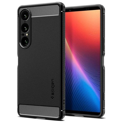 Etui Spigen Rugged Armor do Sony Xperia 1 VII czarny
