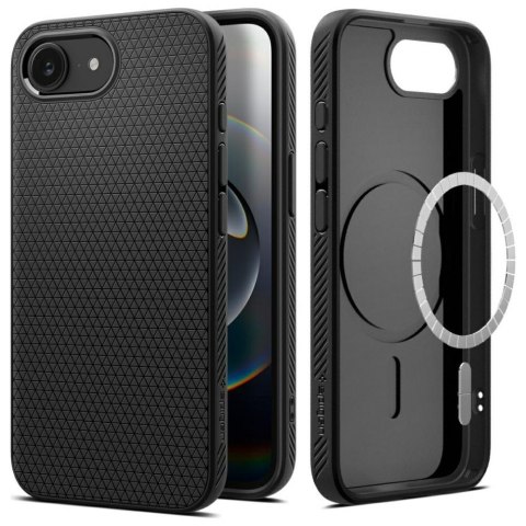 Etui Spigen Liquid Air Mag MagSafe do Apple iPhone 16e czarny