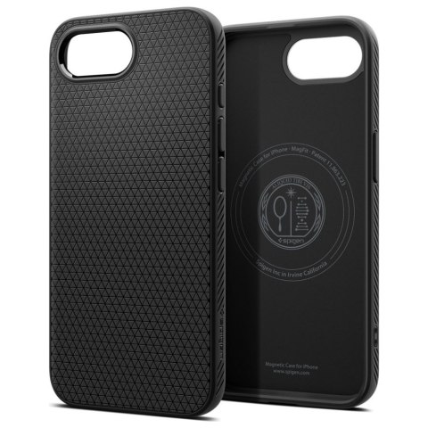 Etui Spigen Liquid Air Mag MagSafe do Apple iPhone 16e czarny