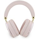 Słuchawki nauszne Guess Bluetooth 5.3 4G Triangle Logo różowy