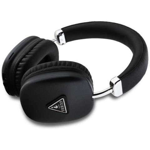 Słuchawki nauszne Guess Bluetooth 5.3 Metallic Triangle Logo czarny