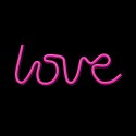 Neon LED LOVE różowy Bat + USB FLNE05 Forever Light