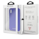 Guess GUHCI61LSGLUV iPhone Xr purple/fioletowy hard case Silicone