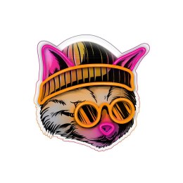 Neon ART LED KOT MARZYCIEL multikolor FLA04 Forever Light