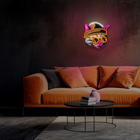 Neon ART LED KOT MARZYCIEL multikolor FLA04 Forever Light