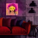 Neon ART LED POWER WOMAN żółto fioletowy FLA02 Forever Light
