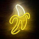 Neon LED BANAN biały żółty Bat + USB FLNE10 Forever Light