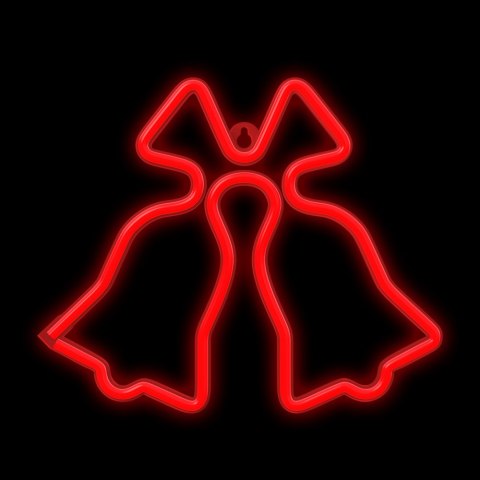 Neon LED CHRISTMAS DZWONKI czerwone FLNE17 Forever Light