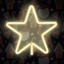 Neon LED CHRISTMAS GWIAZDA ciepła biała FLNE22 Forever Light