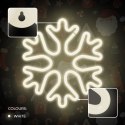 Neon LED CHRISTMAS PŁATEK ŚNIEGU biały FLNE20 Forever Light