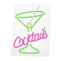 Neon PLEXI LED COCKTAILS róż zielony FPNE02X Forever Light