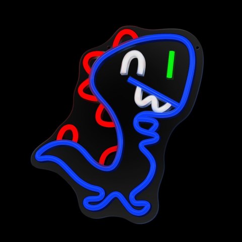Neon PLEXI LED JURASSIC BABY DINO niebieski FLNJ01 Forever Light