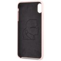 Karl Lagerfeld KLHCI65SLLPG iPhone Xs Max hardcase jasnoróżowy/light pink Silicone