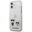 Karl Lagerfeld KLHCP12SCKTR iPhone 12 mini 5,4" hardcase Transparent Karl & Choupette