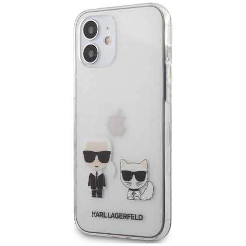 Karl Lagerfeld KLHCP12SCKTR iPhone 12 mini 5,4" hardcase Transparent Karl & Choupette