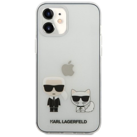Karl Lagerfeld KLHCP12SCKTR iPhone 12 mini 5,4" hardcase Transparent Karl & Choupette