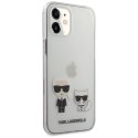 Karl Lagerfeld KLHCP12SCKTR iPhone 12 mini 5,4" hardcase Transparent Karl & Choupette