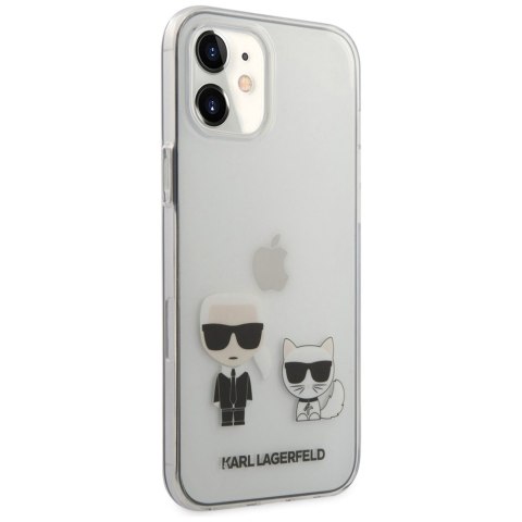 Karl Lagerfeld KLHCP12SCKTR iPhone 12 mini 5,4" hardcase Transparent Karl & Choupette
