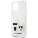 Karl Lagerfeld KLHCP12SCKTR iPhone 12 mini 5,4" hardcase Transparent Karl & Choupette